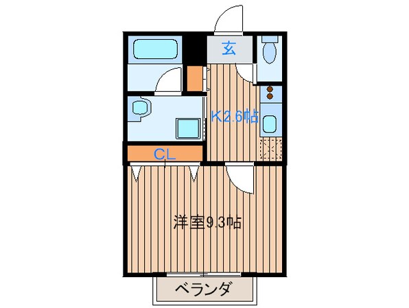 コージーコート北仙台Ⅱの物件間取画像